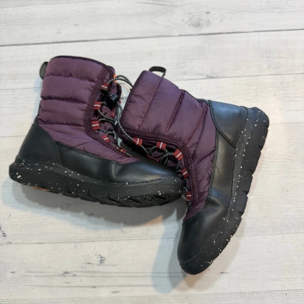 BOGS girls skyline snowcata winter snow boots purple‎ youth size 2